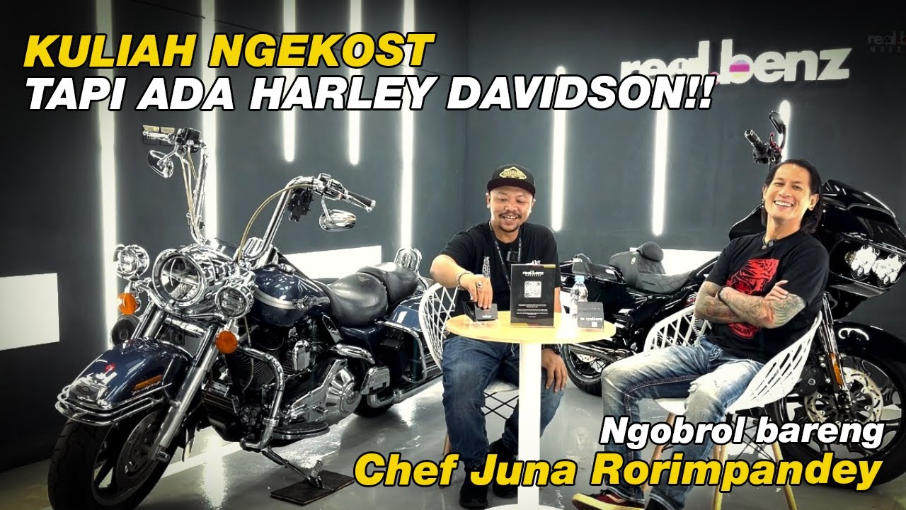 CERITA CHEF JUNA KULIAH NGEKOST TAPI PAKE HARLEY DAVIDSON SAMPAI PERJALANAN JADI LIFE MEMBER BB1%MC