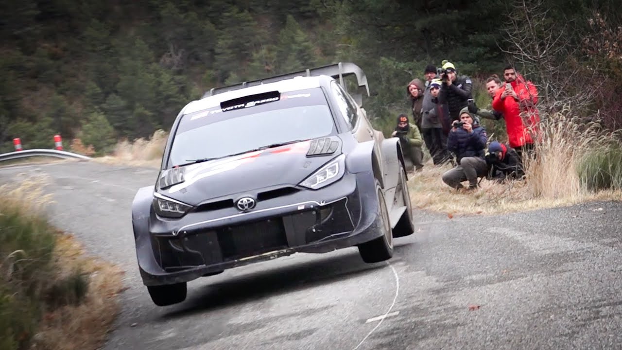Test Rallye Monte Carlo 2025 | Sami Pajari & Marko Salminen | Toyota GR Yaris Rally1