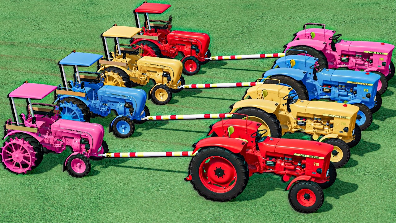 Mini Tractors Of Colors - LIME WORK - WOW This Gets INSANE - Farming Simulator 22
