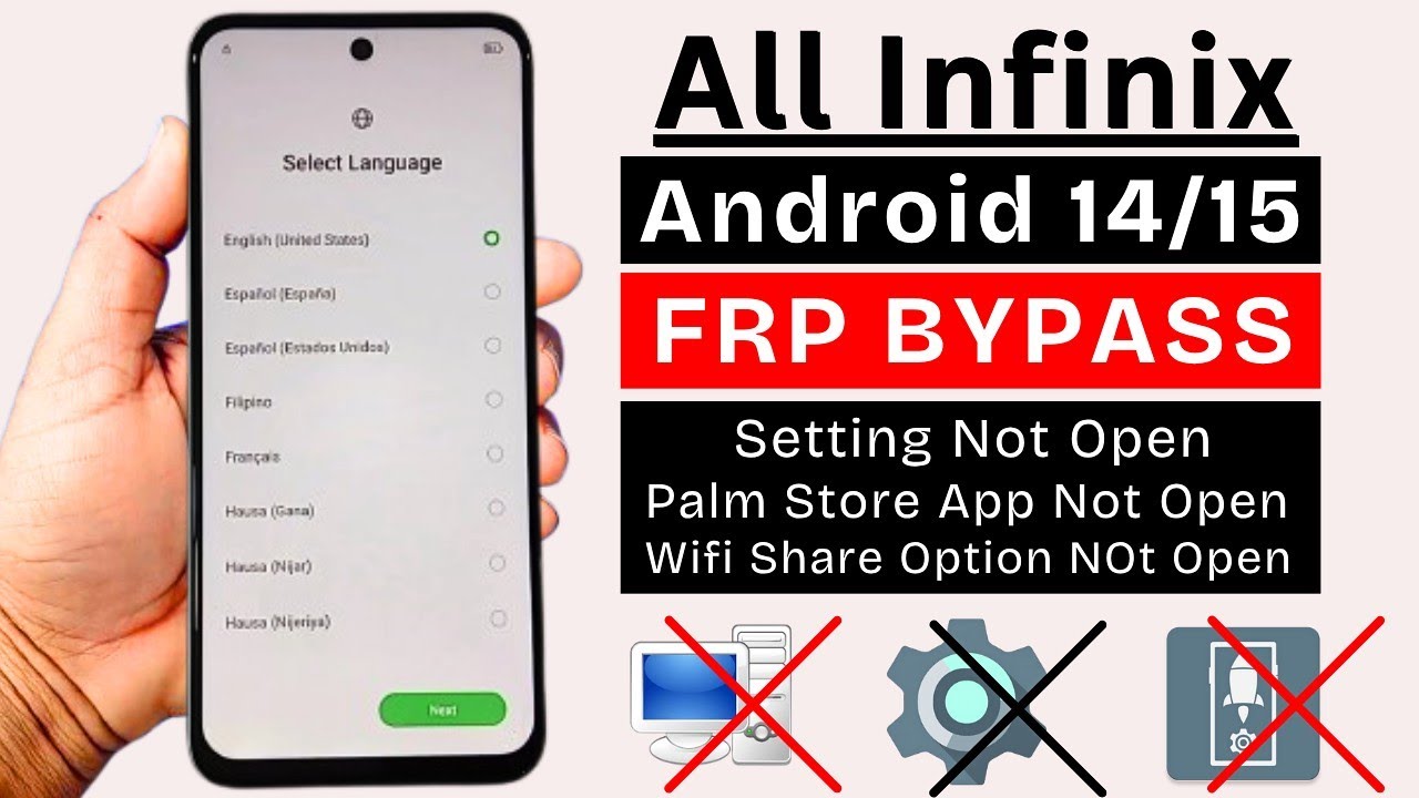 All Infinix Android 14/15 : Frp Bypass Without Pc 2025 - Setting Not Open - Wifi Option Not Working