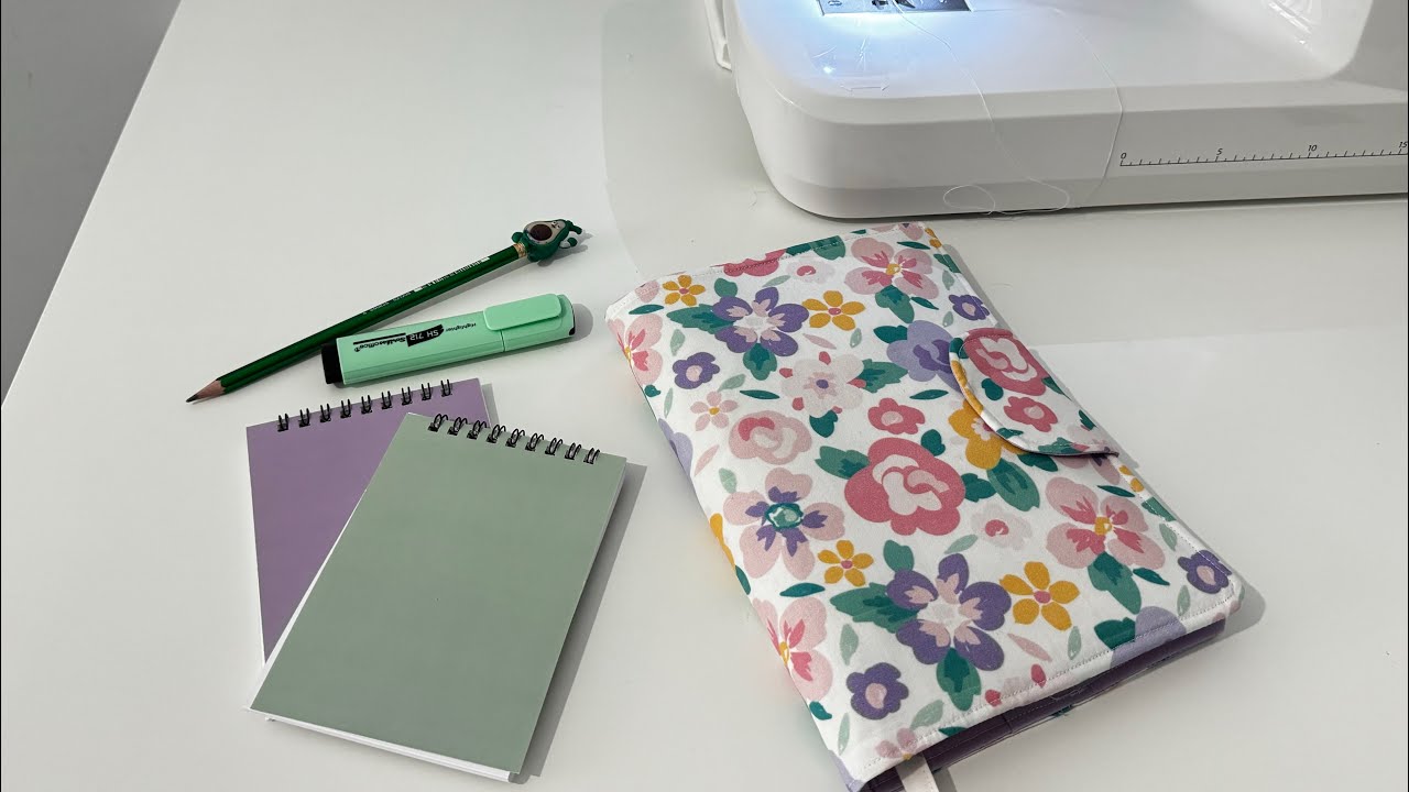 Çok Kolay Kitap Kılıfı Dikimi/Herkes Dikebilir!/Book Case Sewing/ Very easy bag sewing/Kitap Çantası