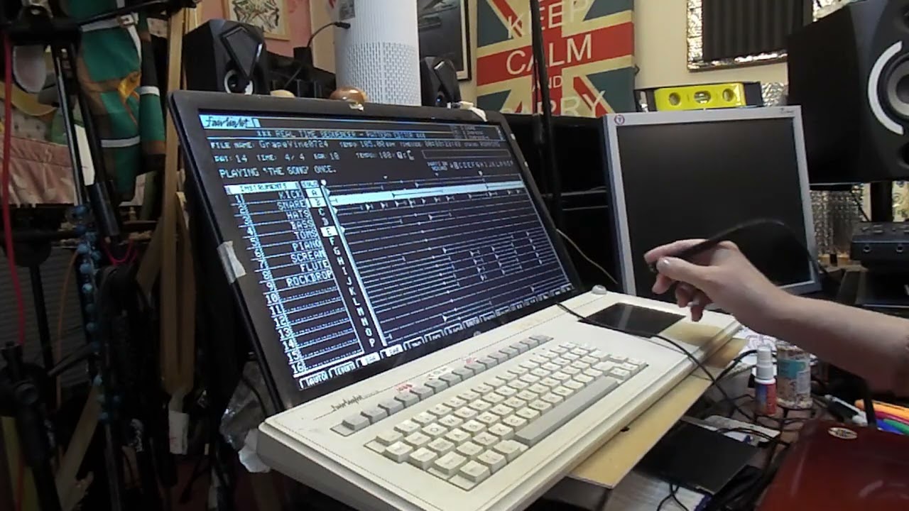 Putting a Fairlight Series III CMI quickly through its paces...