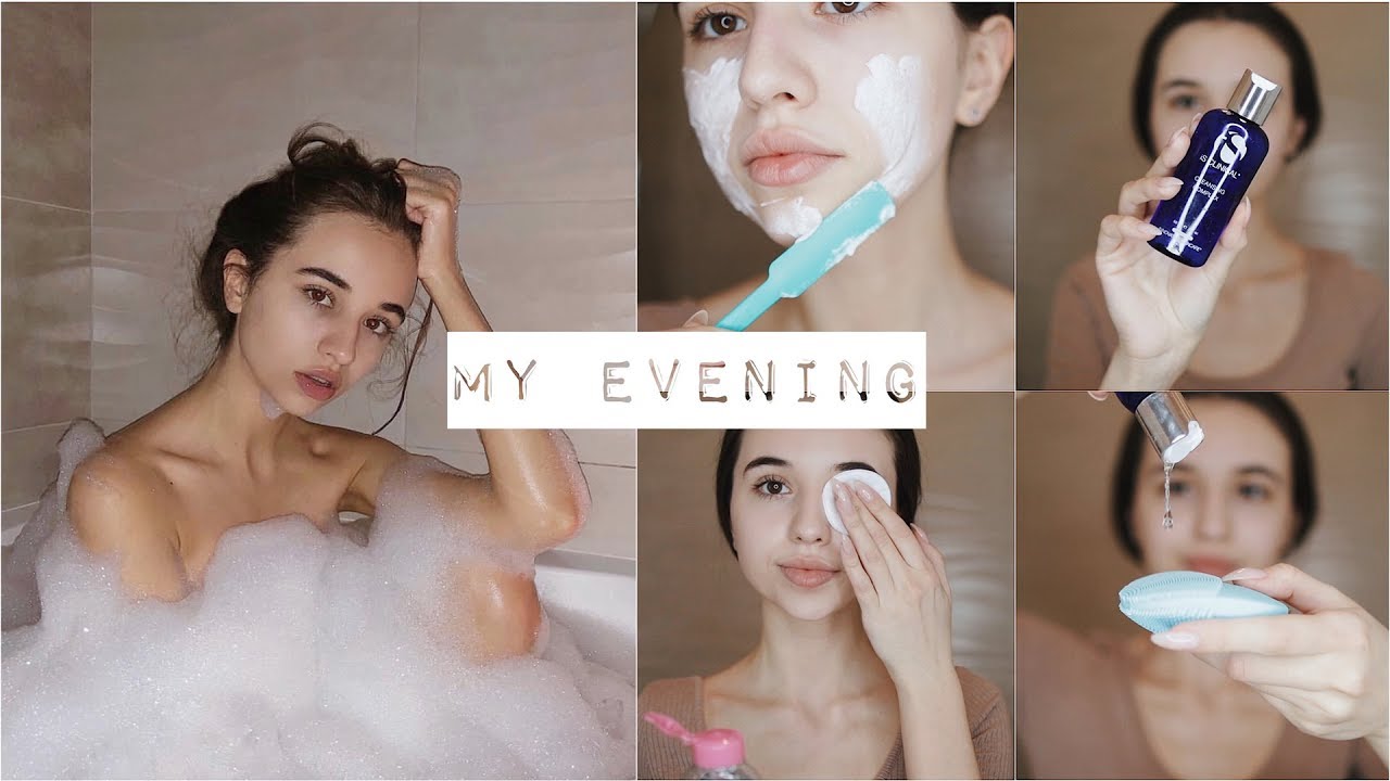 МОЙ ВЕЧЕР / Как я ухаживаю за лицом? ❤️
