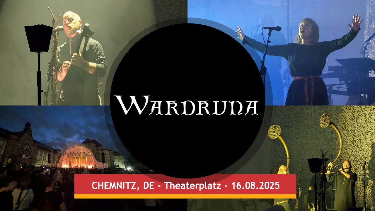 Wardruna at Theaterplatz, Chemnitz - 16.08.2025