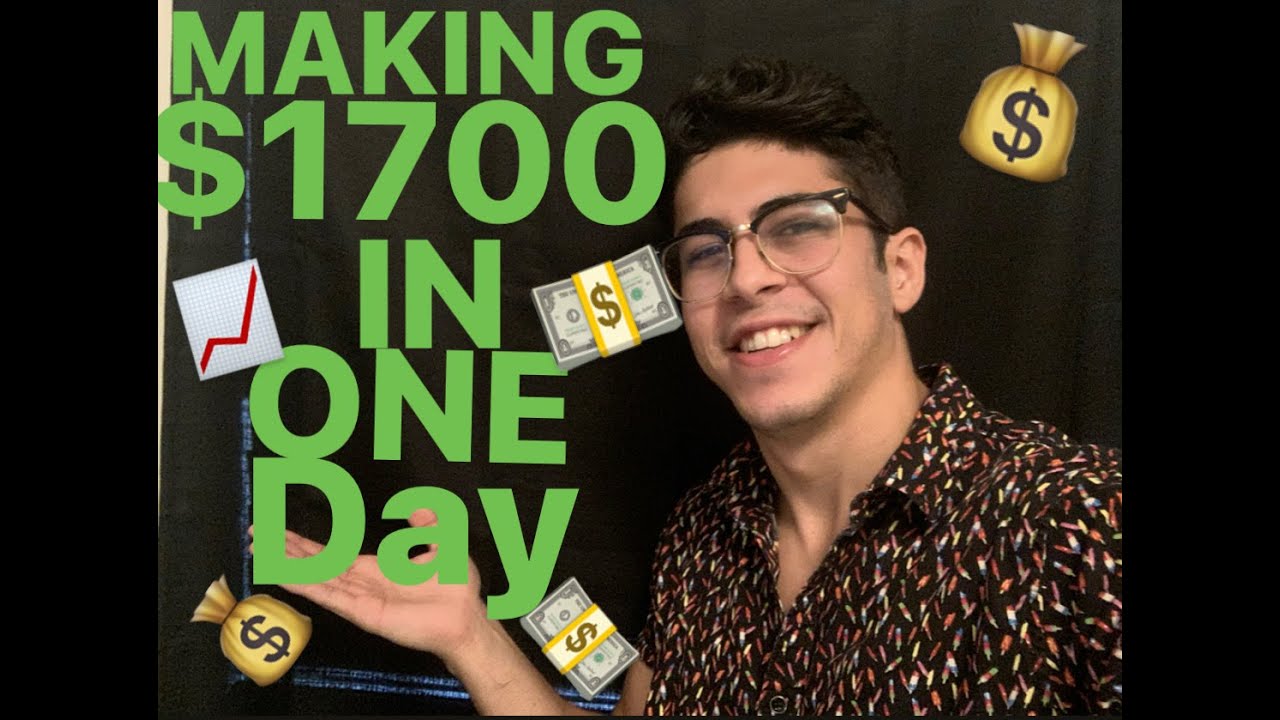 MAKING $1700 IN ONE DAY TRADING THE NATURAL GAS REPORT