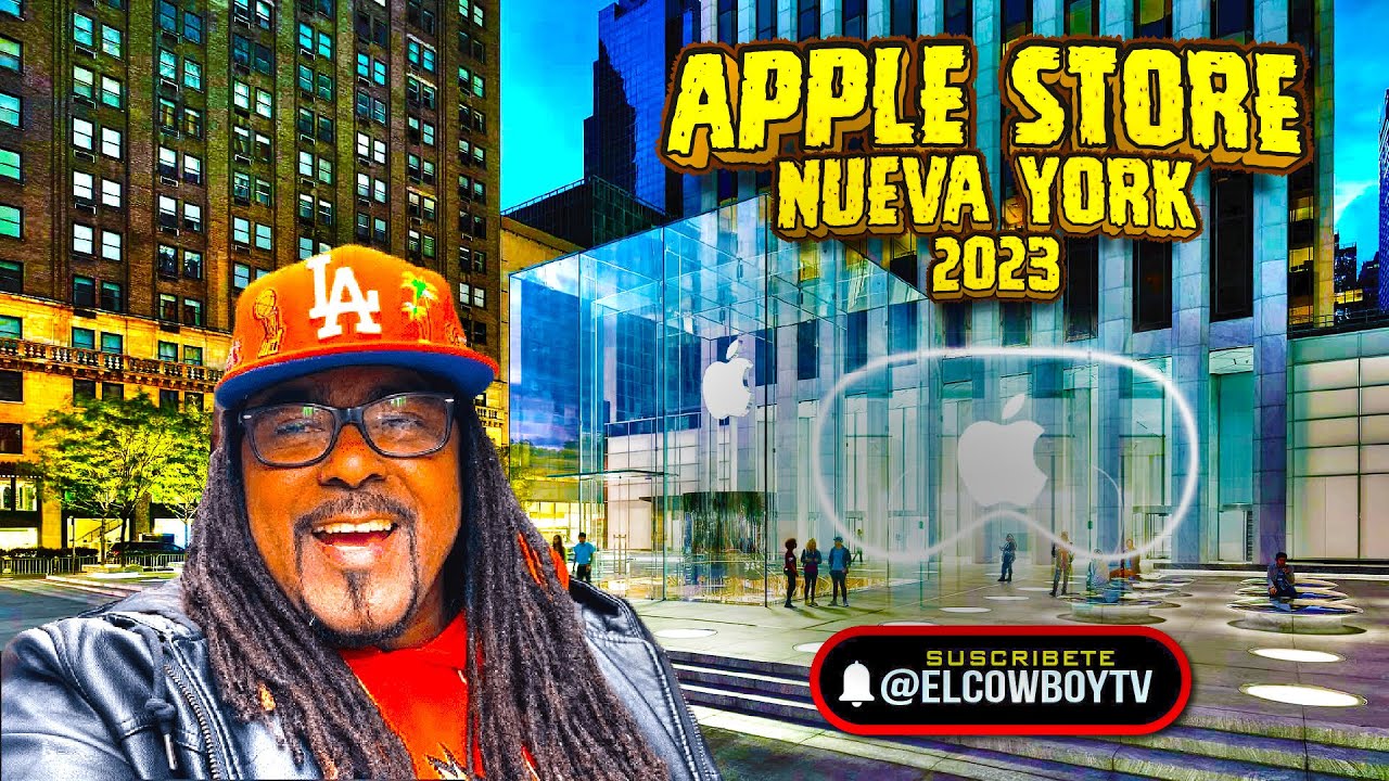 La Tienda de APPLE 🍎 Mas GRANDE de NUEVA York | 5ta Avenida | El Cowboy TV