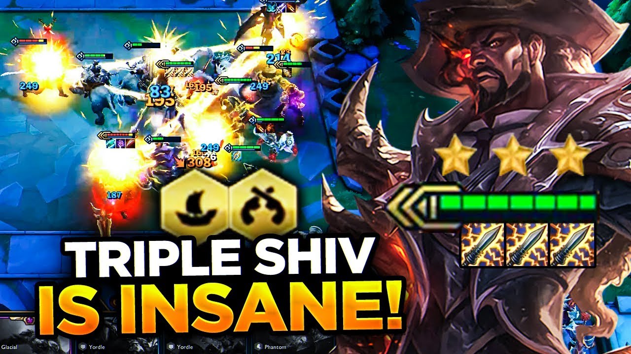 SPLASH THE ENTIRE TEAM! TRIPLE STATIKK SHIV GUNSLINGERS | Teamfight Tactics