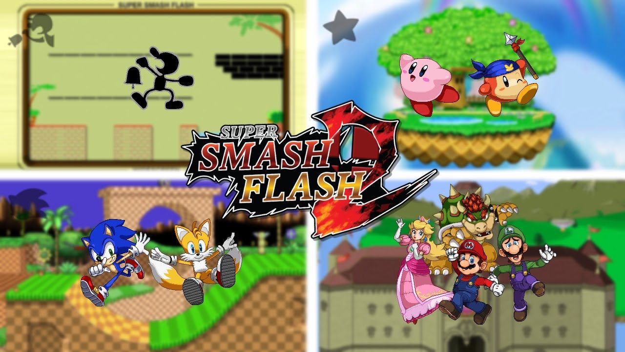 Super Smash Flash 2 - All Victory Themes | From v0.7 to Beta