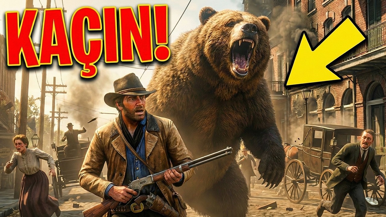SAINT DENIS'TE AYI İSTİLASI! Ortalık Savaş Alanı   RDR2