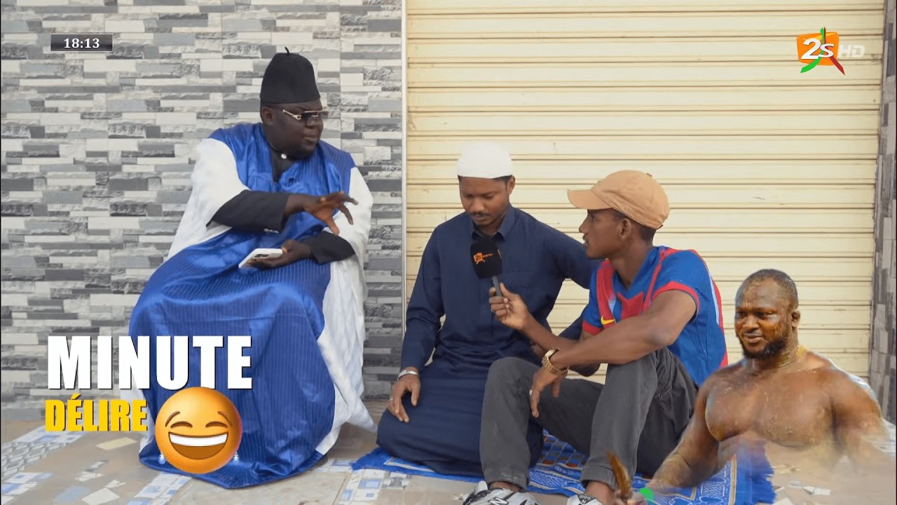 Modou lô et son marabout niokhite ! Découvrez leur rencontre dans Minute délire
