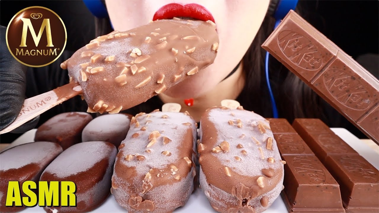 매그넘아이스크림, 티코 미니 아이스크림, 킷켓 ASMR 리얼사운드 먹방 / Magnum Ice Cream, Tico Mini Ice Cream, KitKat MUKBANG