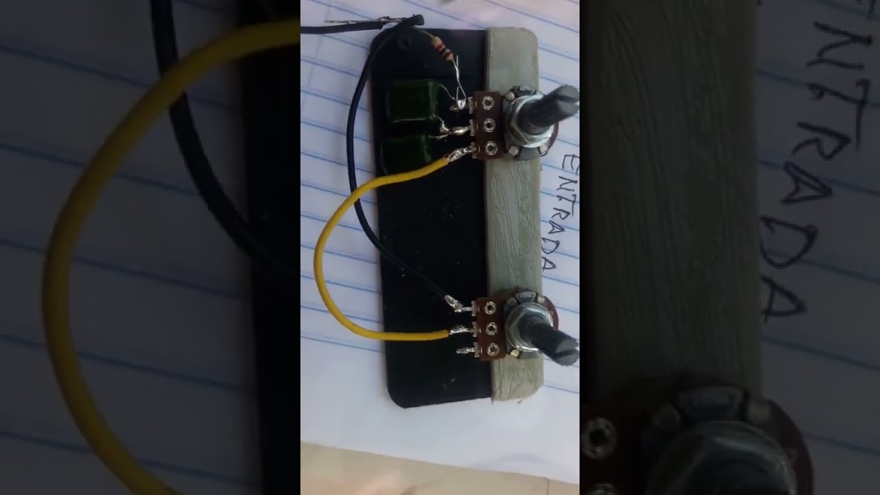 parte 1 do Controle de volume e grave para todos amplificadores caseiros no passo a passo!