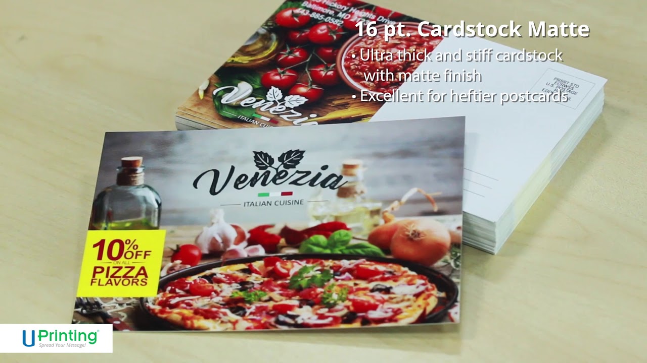 What are the Different Postcard Paper Stocks for Printing?