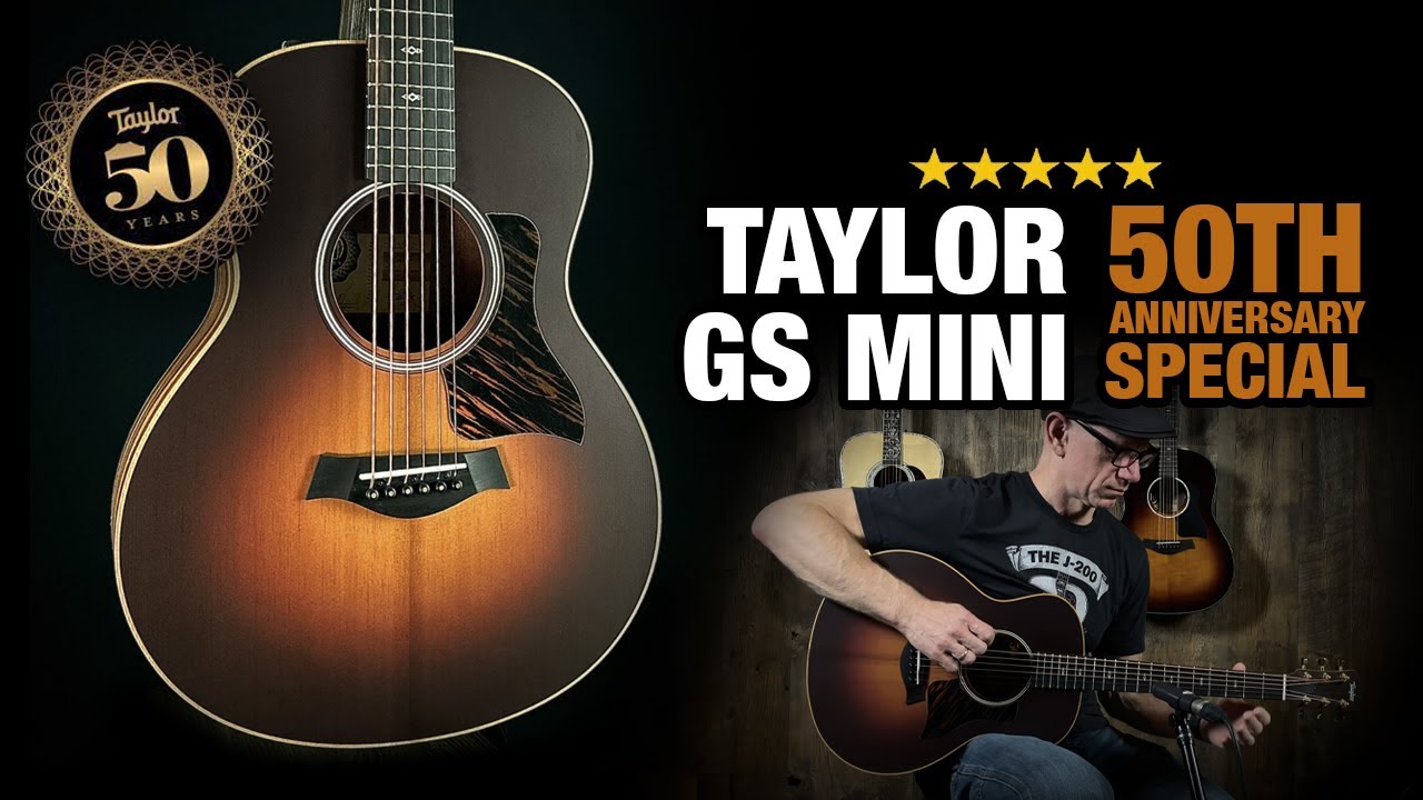 Taylor's New 50th Anniversary GS Mini with New Features!