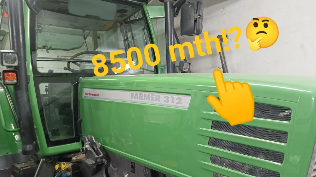 Fendt farmer 312c . 8500 mth czy to orginal? I płyn w oleju.🚜🚜🚜🔧🔧🔧