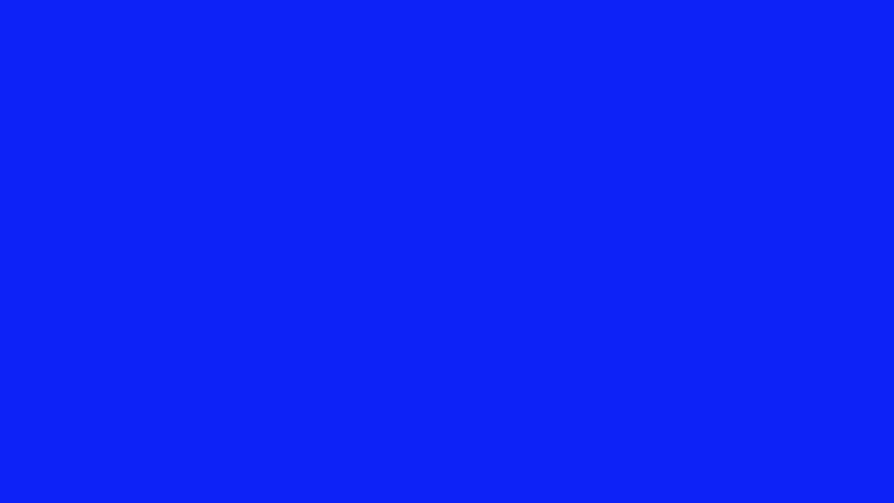 4k Chroma Blue Screen 8 hours - (NO ADS or AUDIO) 8888