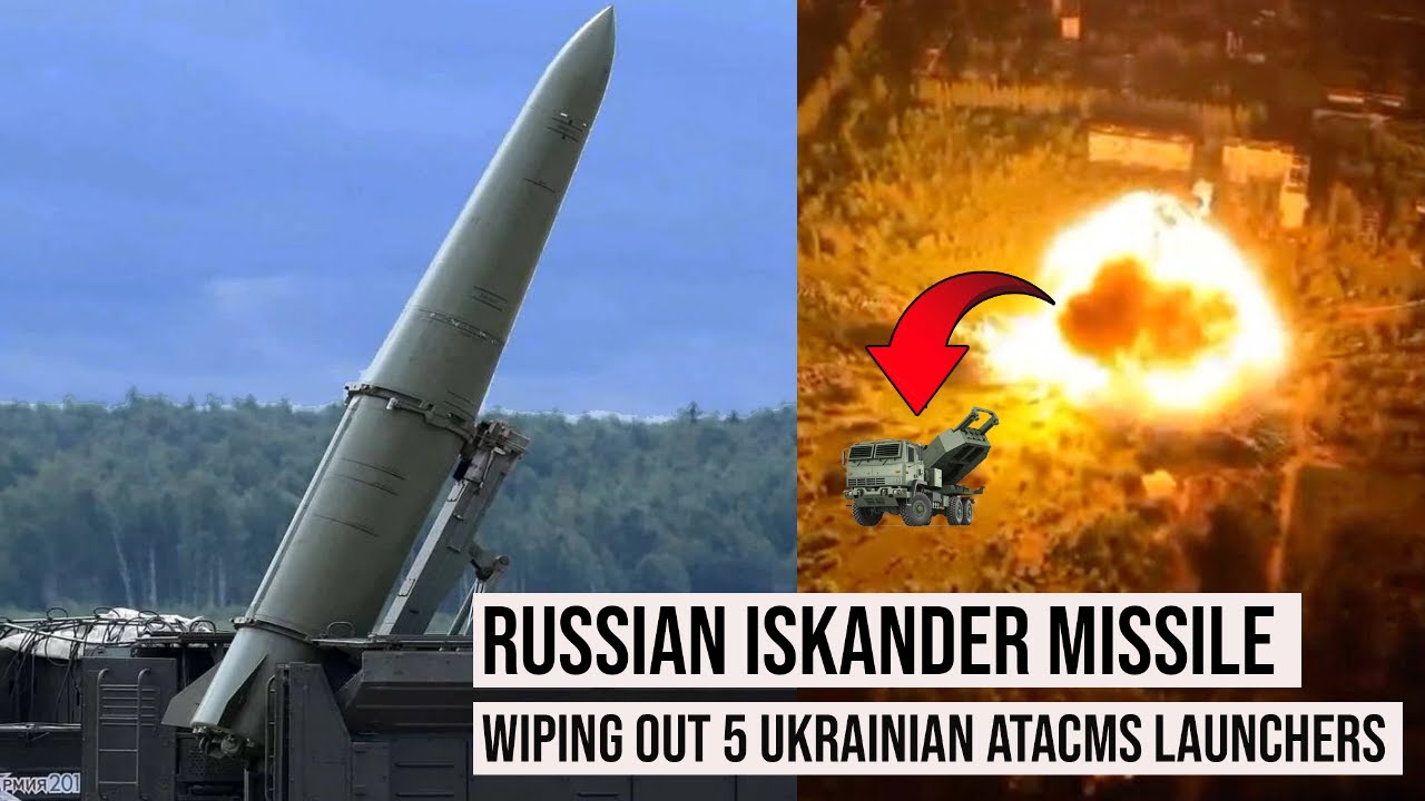 Russian Iskander Missile Wiping Out Five ATACMS Launchers In Ukraine
