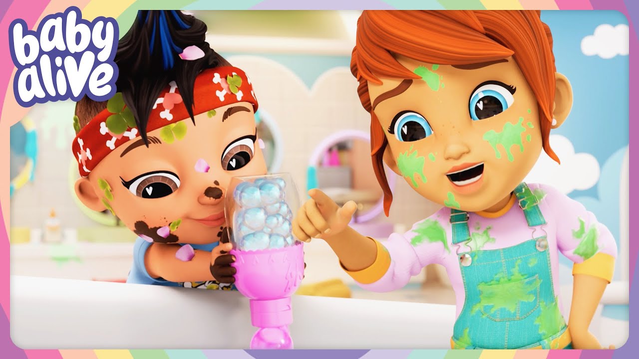 The Babies Messy Bubble Bath Time With Charlie 👶 🫧 BRAND NEW Baby Alive Season 4
