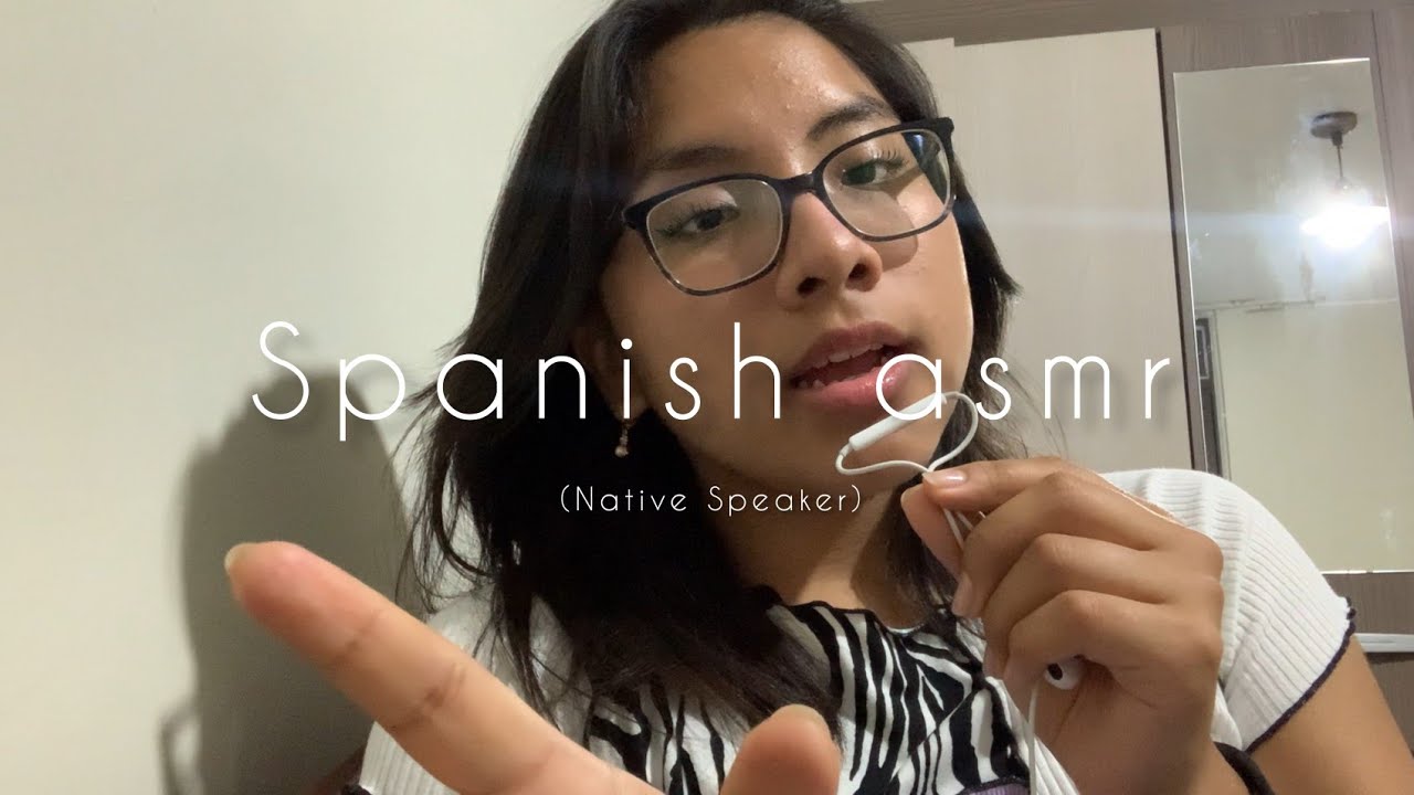 ASMR TRIGGER WORDS EN ESPAÑOL (native speaker + echo)