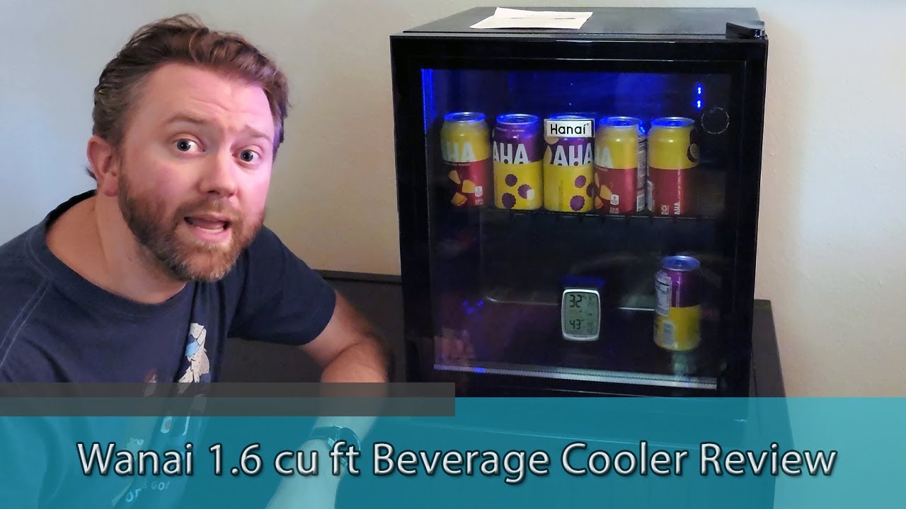 BEST FRIDGE FOR COUNTER or GYM - Wanai 1.6 cu ft Beverage Cooler Review