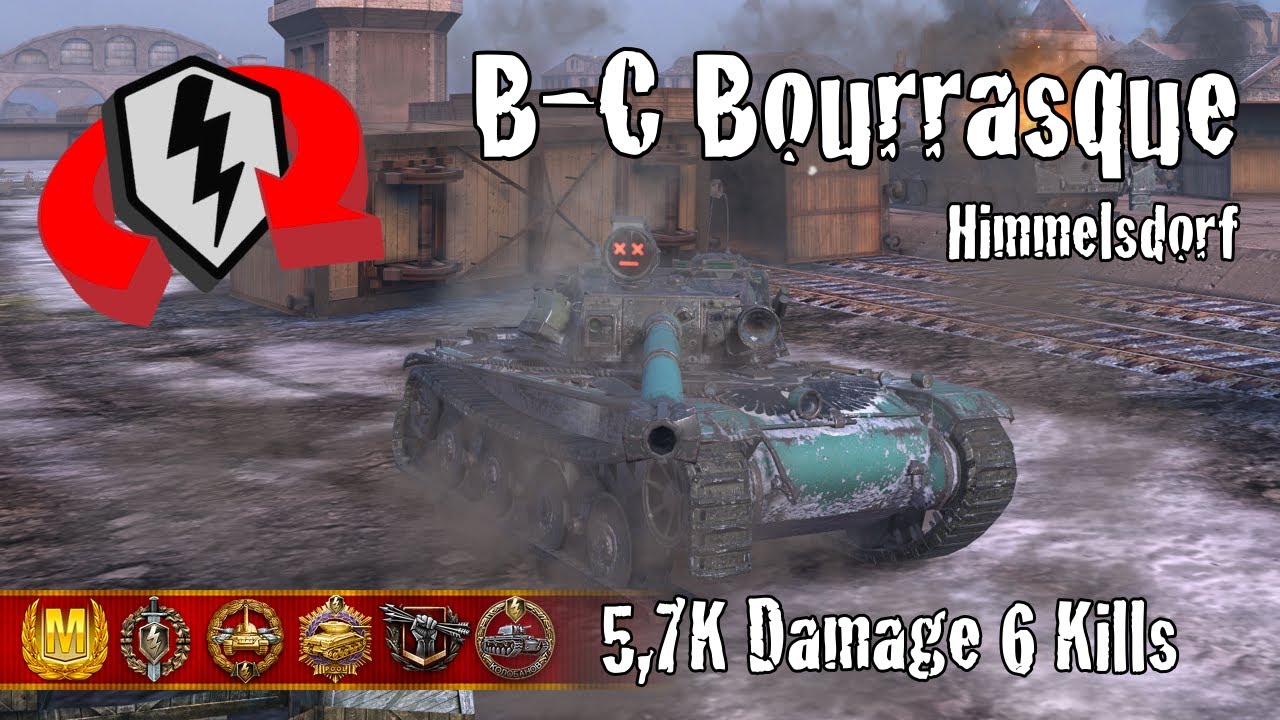 Bat.-Châtillon Bourrasque  |  5,7K Damage 6 Kills  |  WoT Blitz Replays