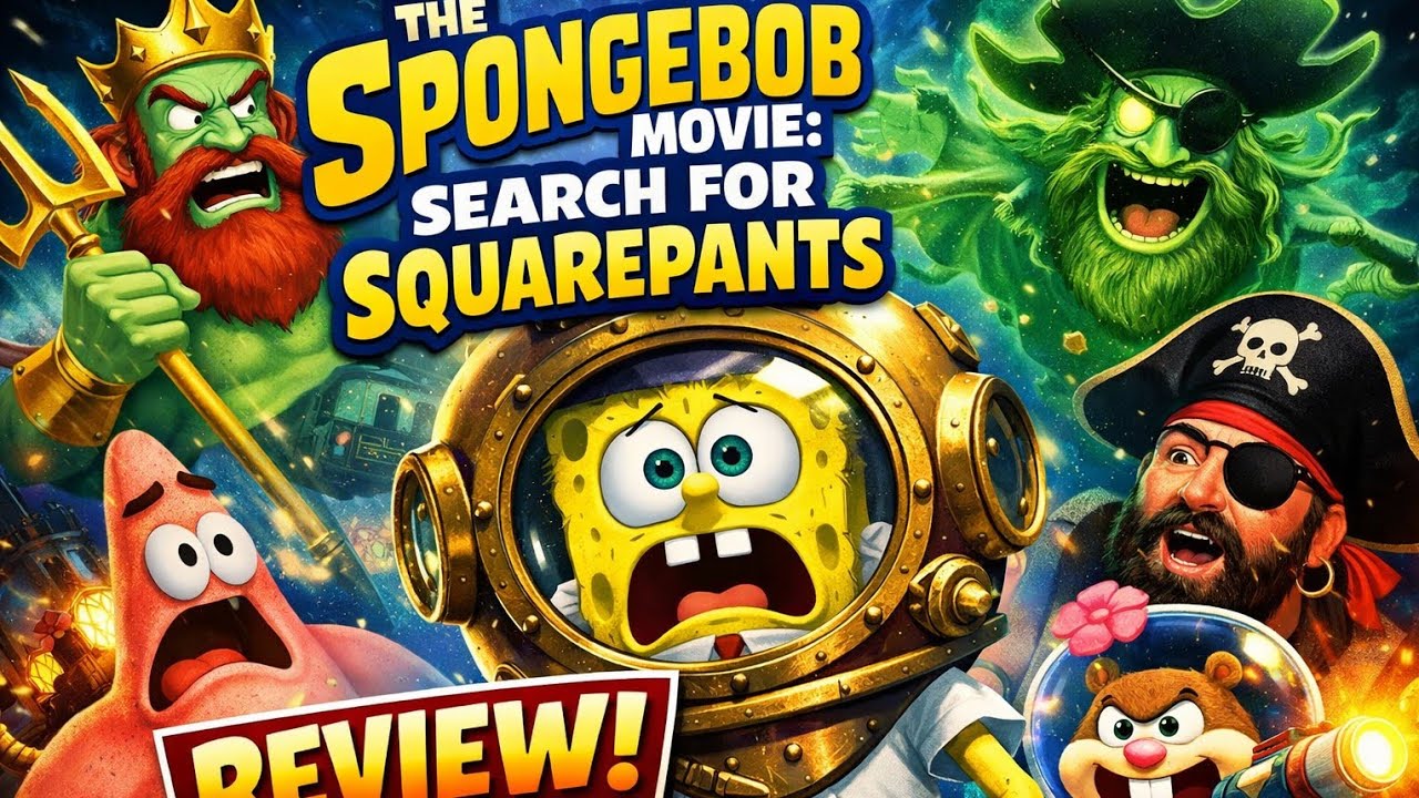 THE SPONGEBOB MOIVE SEARCH FOR SQUAREPANTS MOIVE REVIEW 