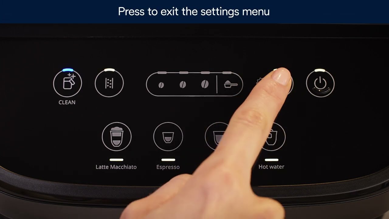 Magnifica Evo | How to use the settings menu