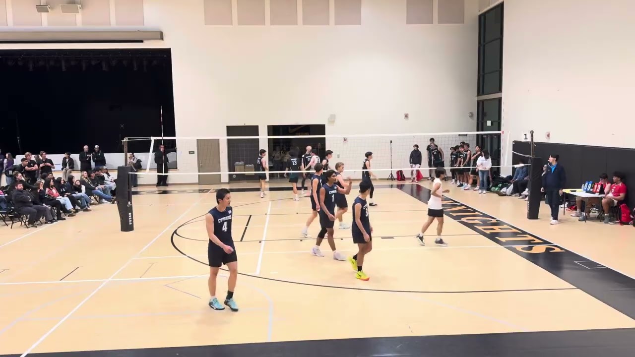 Santiago Varsity vs Cypress - Set 1 (Foothill Tourney)