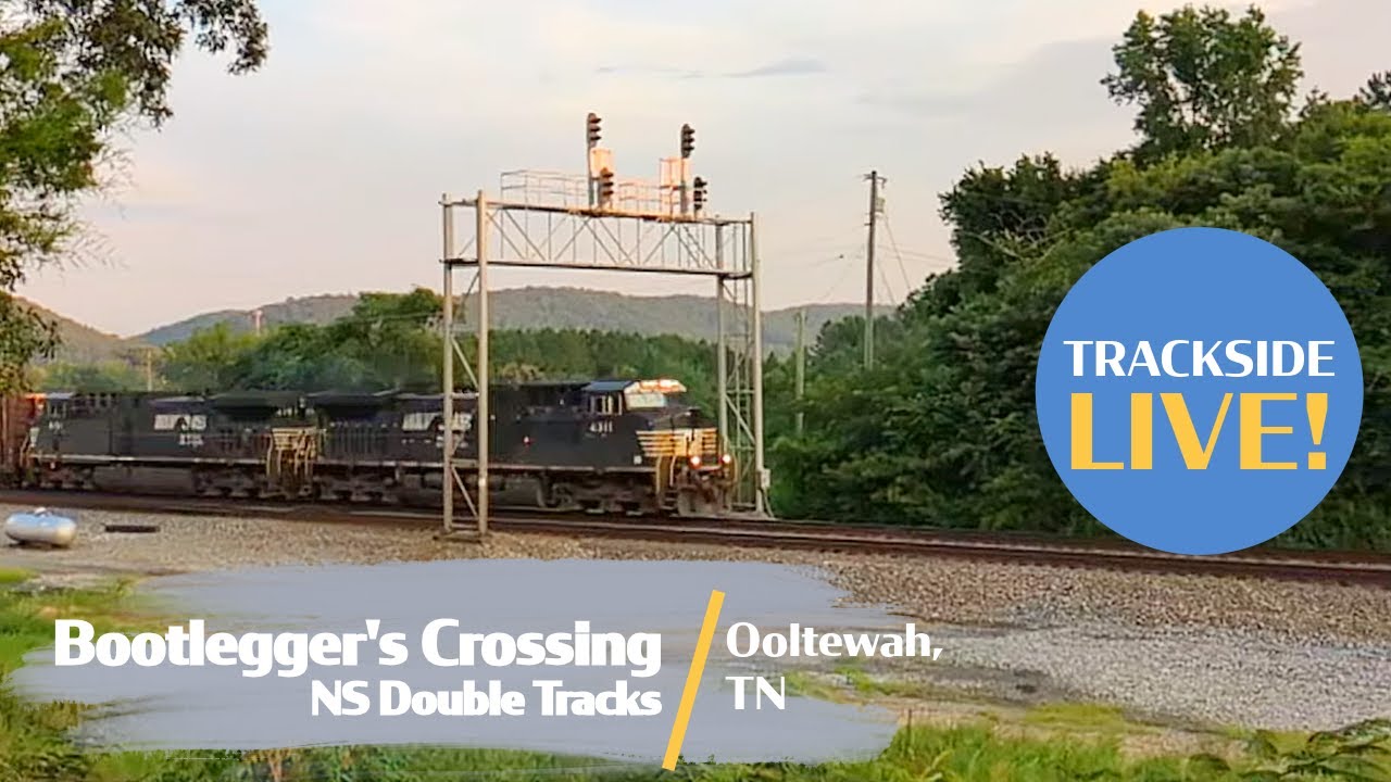 Looking for ex BNSF GP50, NS train action & fiery sunsets all live during a heat advisory. 