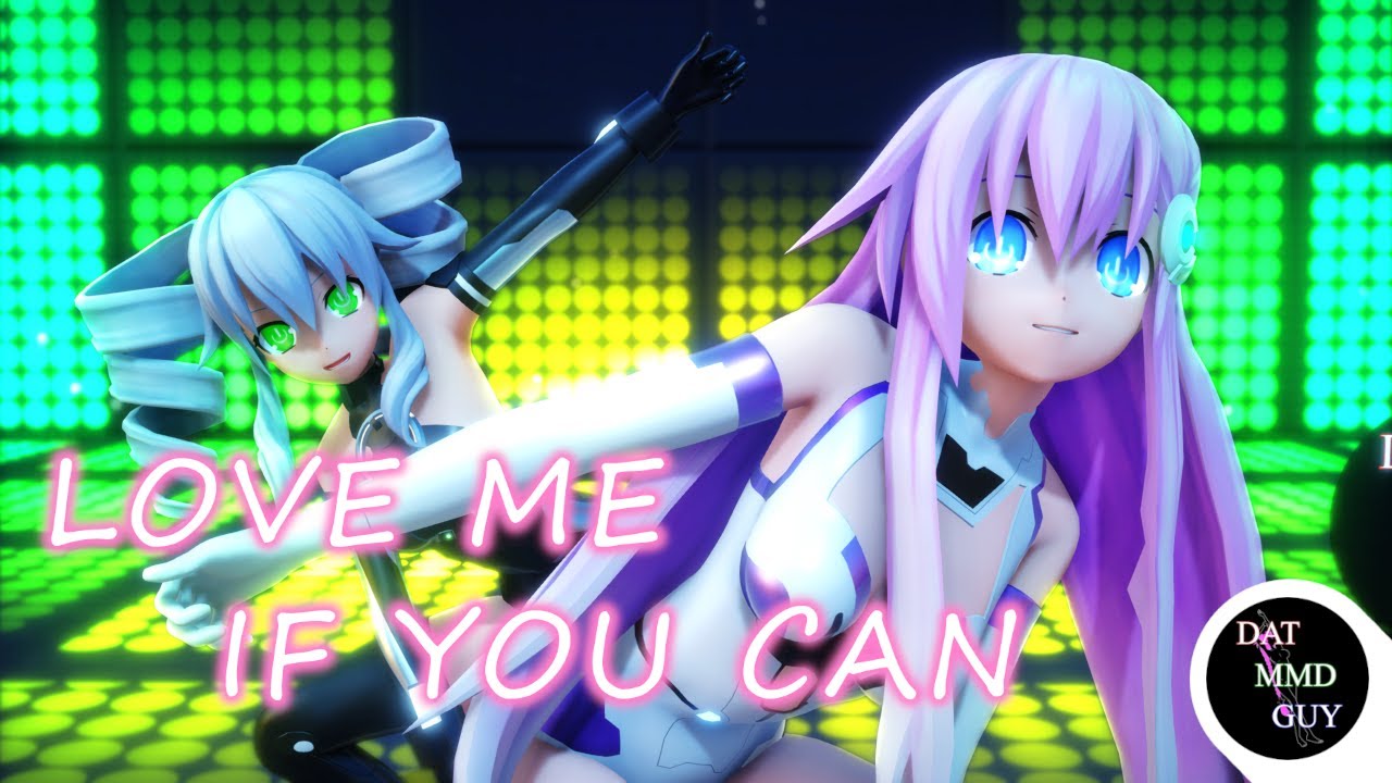 [MMD] Nepgear and Uni - Love Me if You Can (Hyperdimension Neptunia) (Ray-MMD) (2K)