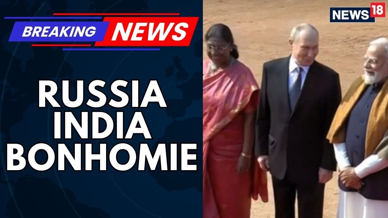 Putin In India | Historic Photo-op of President Murmu and PM Modi with Russian President  Putin
