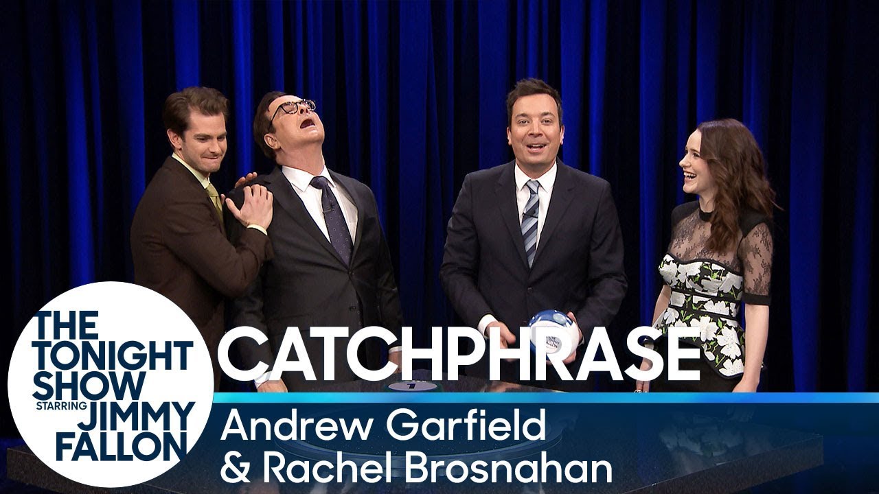 Catchphrase with Andrew Garfield and Rachel Brosnahan