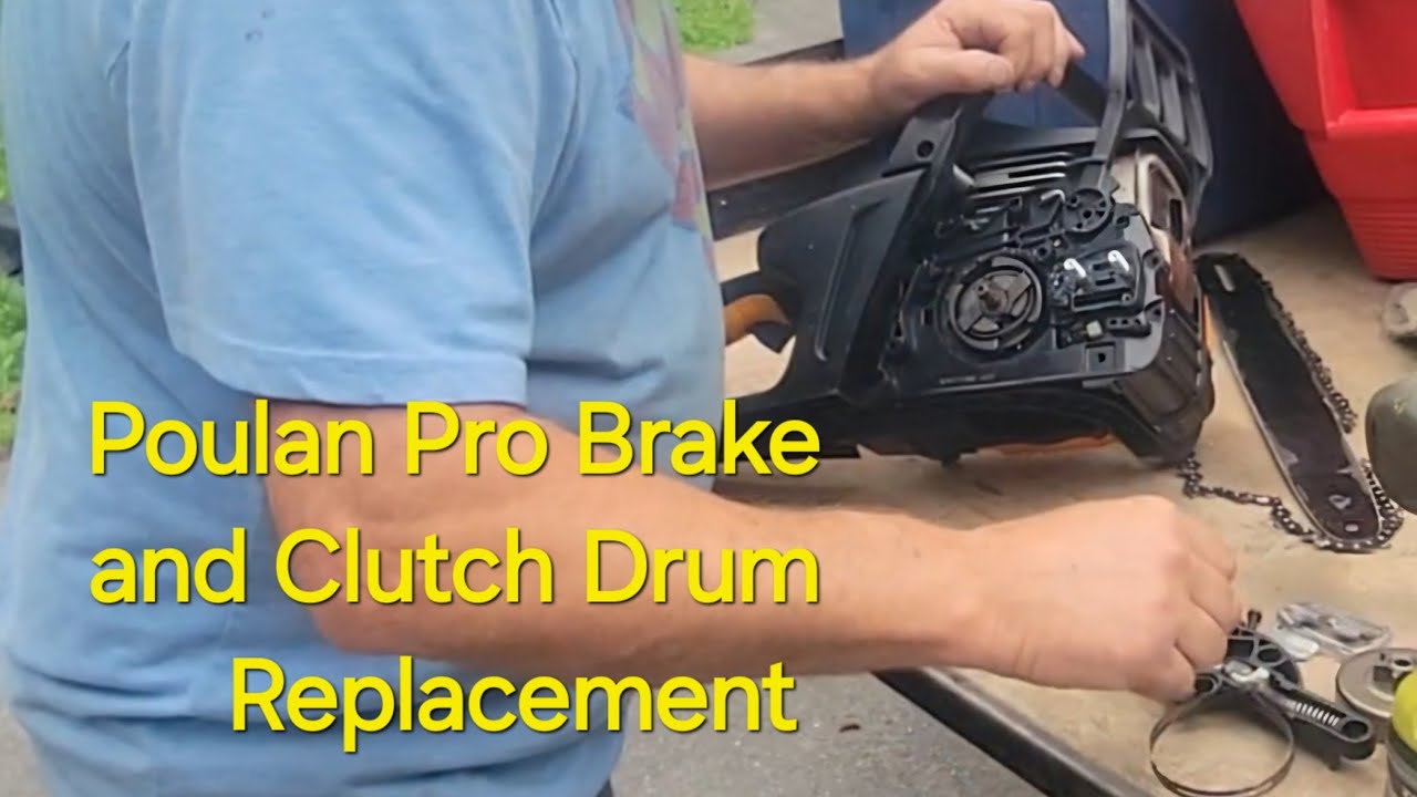 Poulan Pro Brake and Clutch Drum Replacement