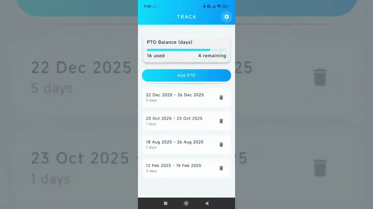 PTO Tracker