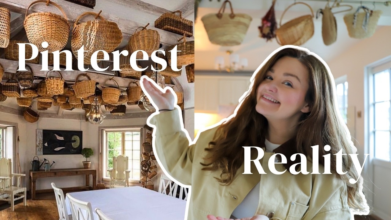 Корзины на стене, достойные Pinterest? Покупка плитки и идеи для уголка | Уютный коттедж, январь
