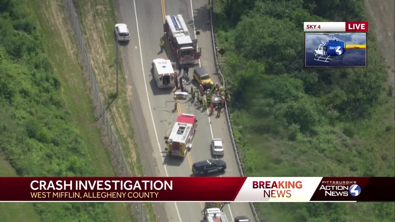 At least 2 vehicles in West Mifflin crash