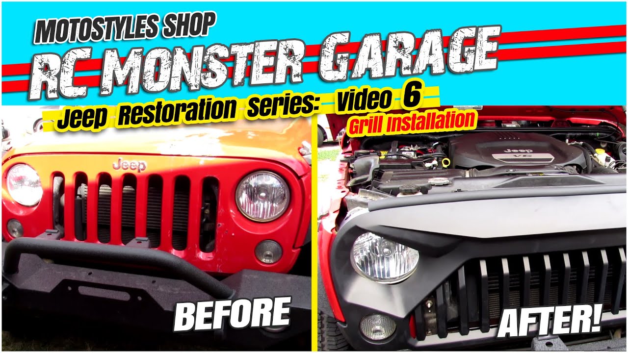 Series: Building a REAL JEEP with RC skills. From Salvage to Beast! Video #6 Grill Installation