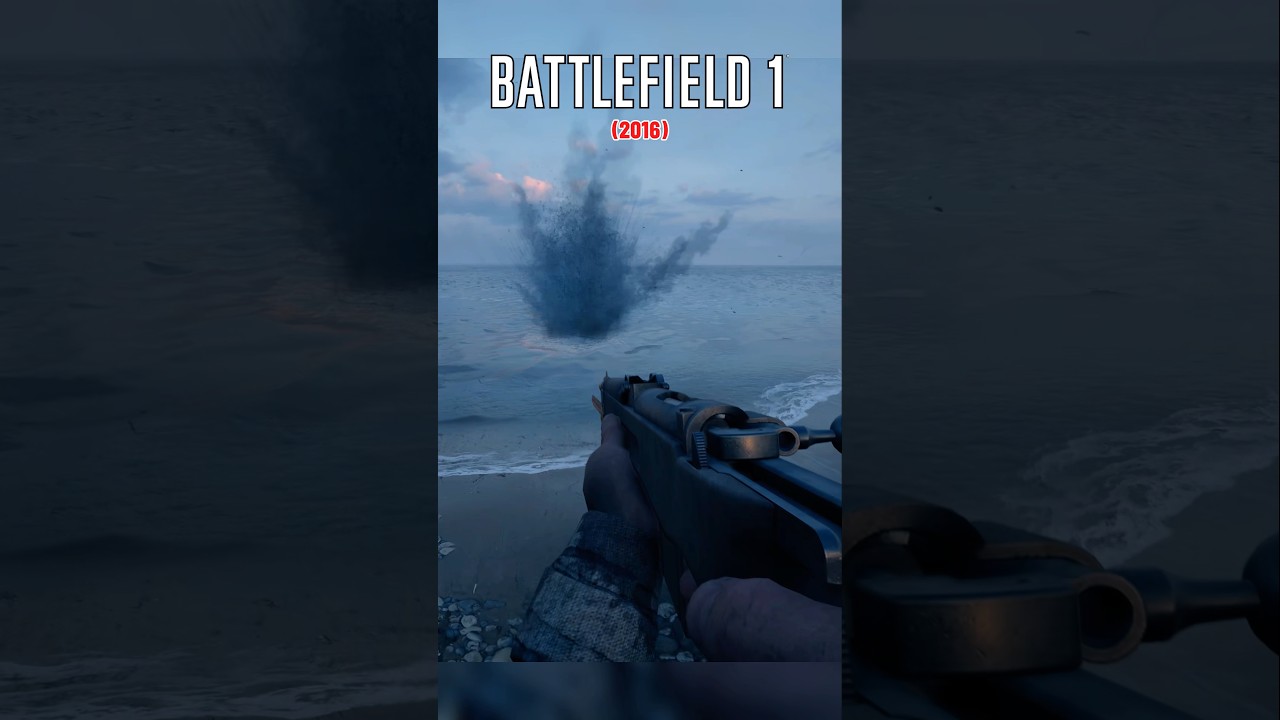 Battlefield Water Physucs Evolution! #battlefield #bf1 #bf6 #bf5 #gaming #evolution #shorts