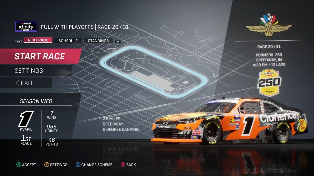 NASCAR 25 - Carson Kvapil Championship Mode - Race 20/31