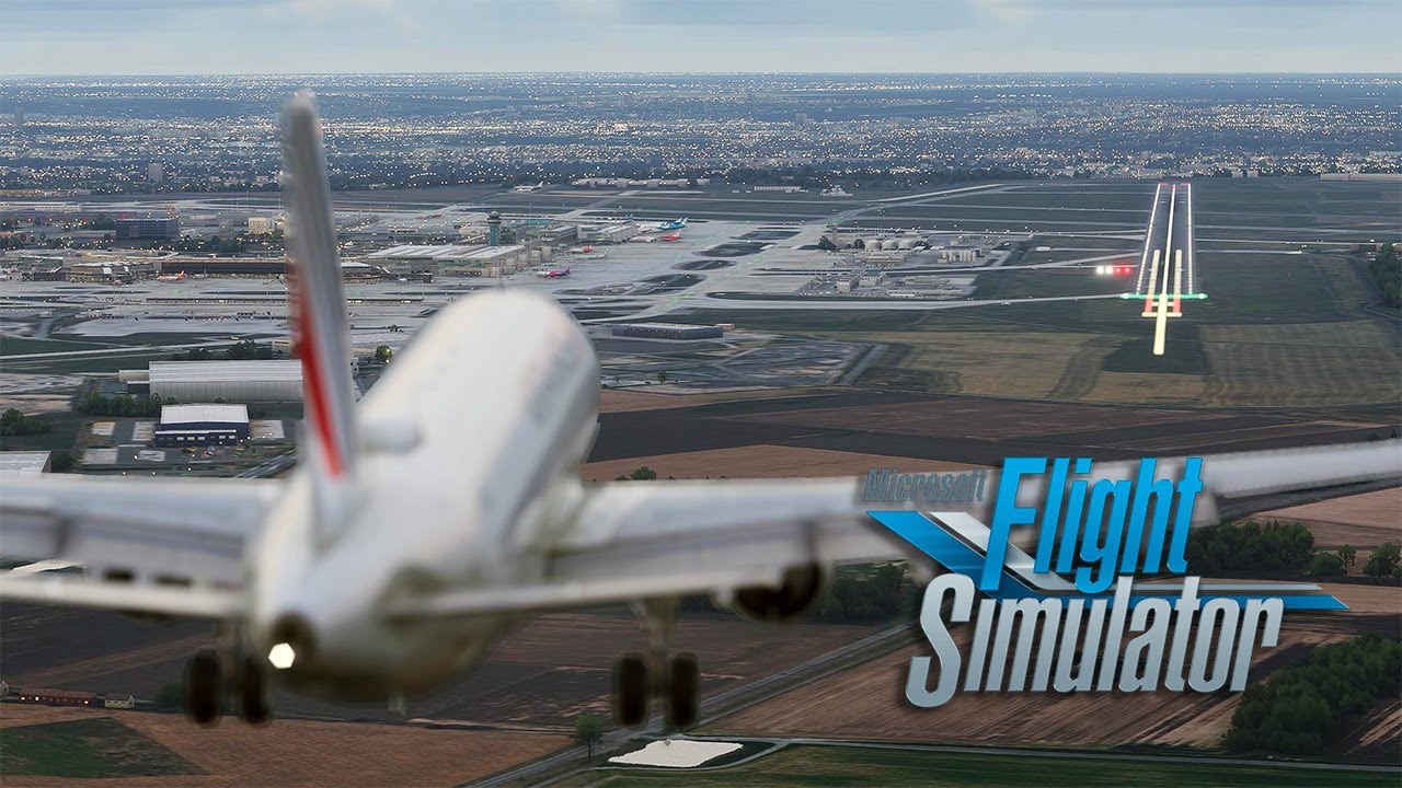 Spectaculaire approche et atterrissage à Paris-Orly I MSFS 2024