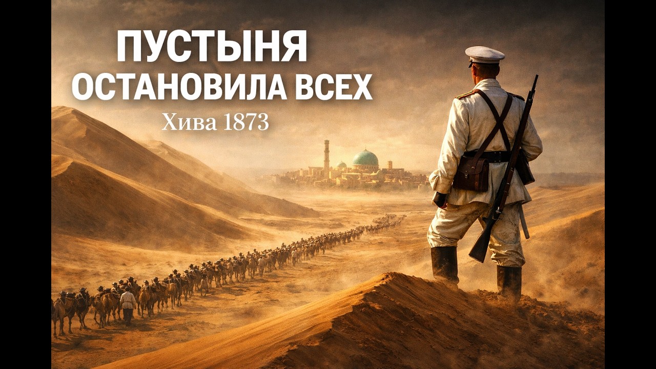 Как Россия прошла через две пустыни и взяла Хиву (1873) | Russian Capture of Khiva Khanate (1873)