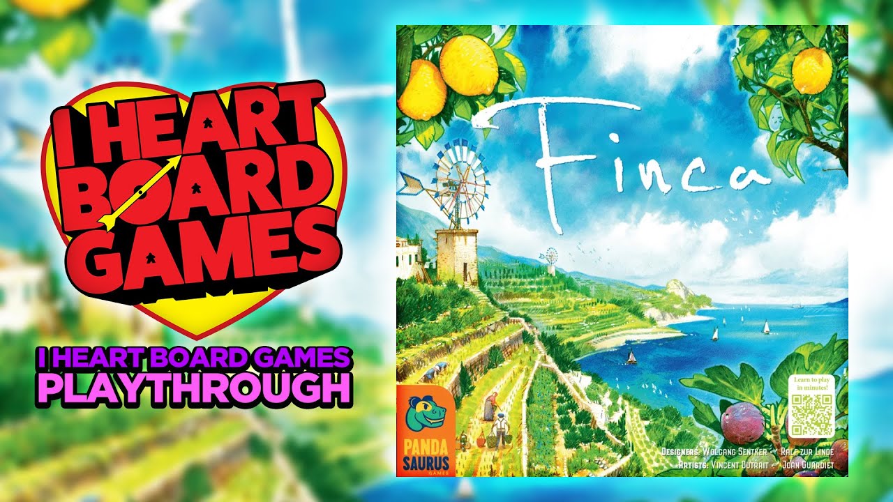 Прохождение игры Finca / Настольная игра для 4 игроков.
