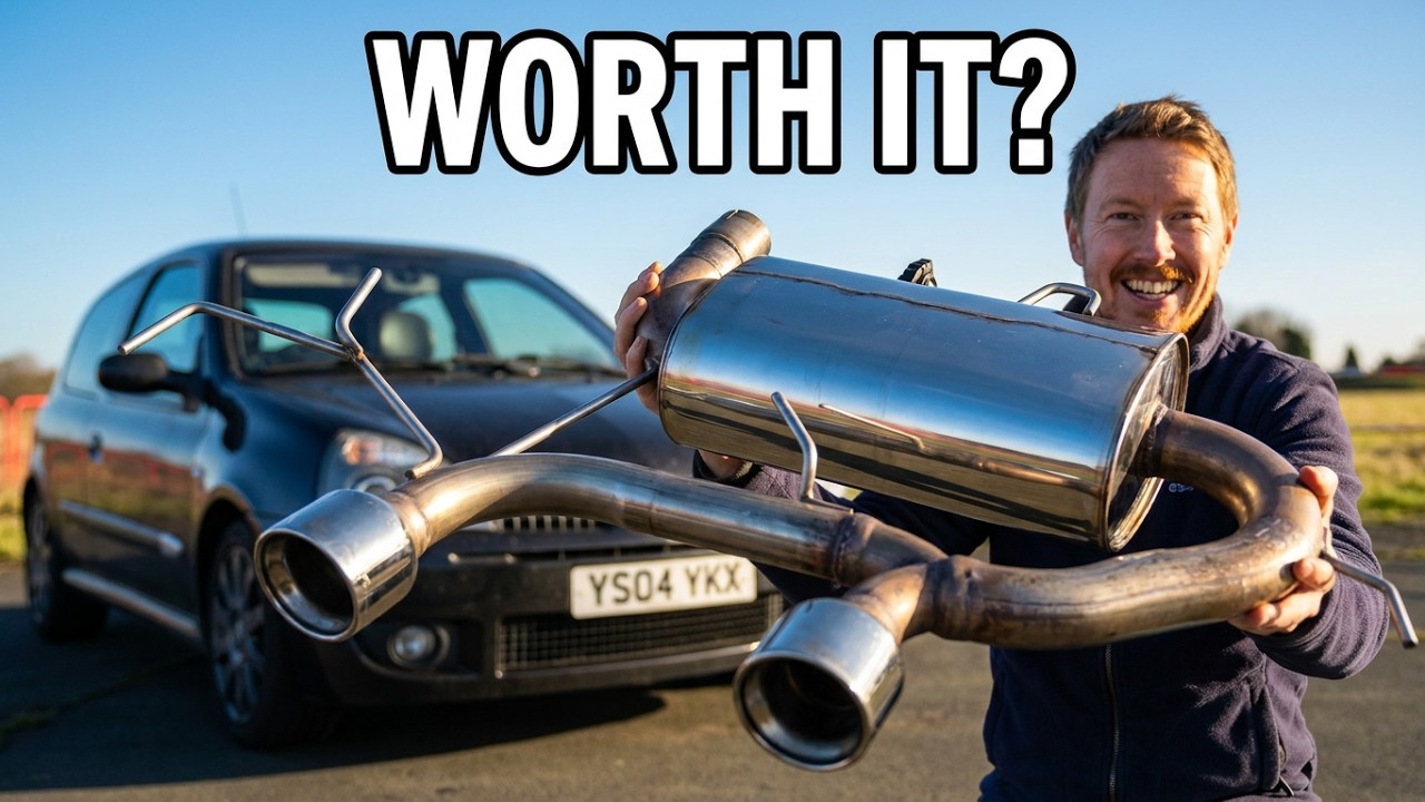 Clio RS 182 - Fitting A Sports Exhaust - Budget Track Car Build Project pt.10