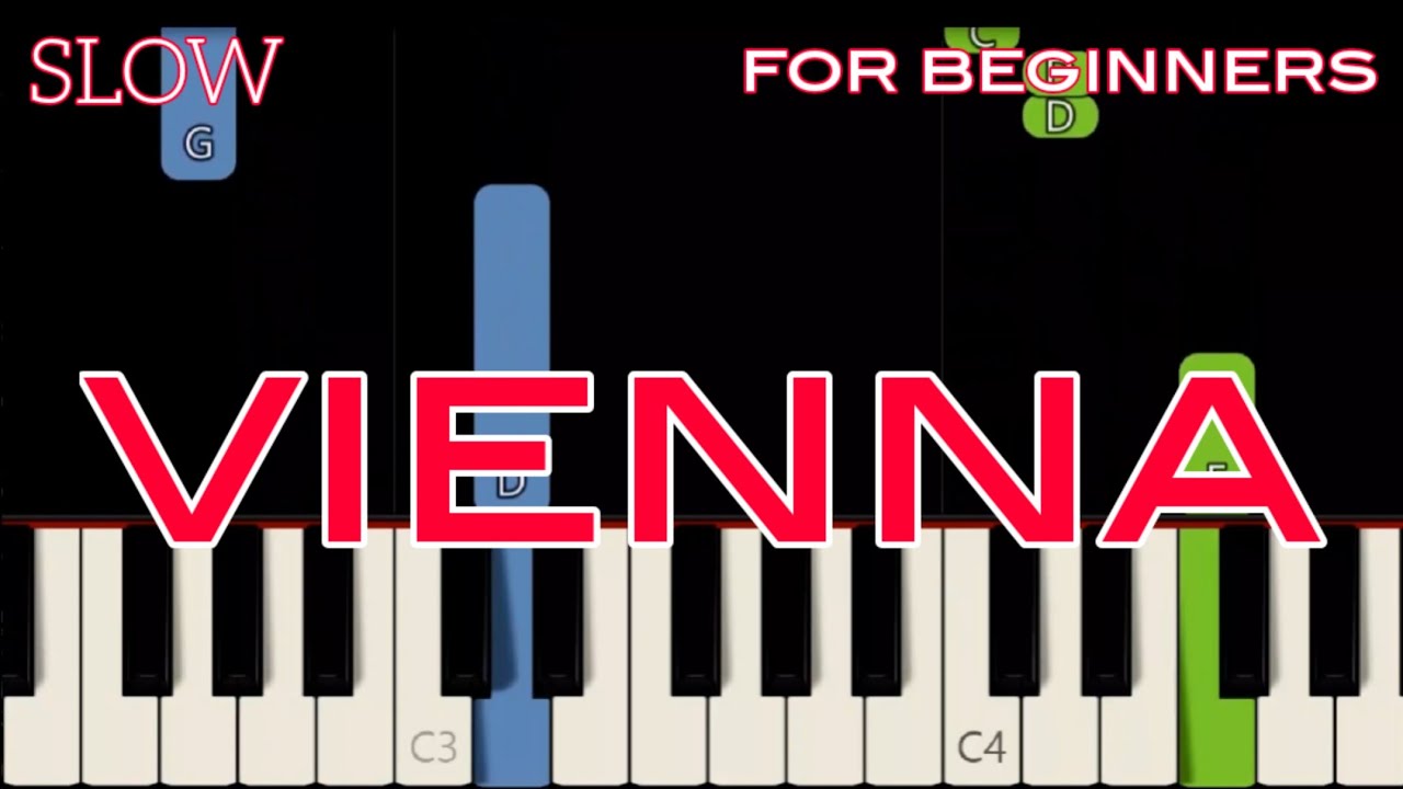 VIENNA [ HD ] - BILLY JOEL | EASY PIANO