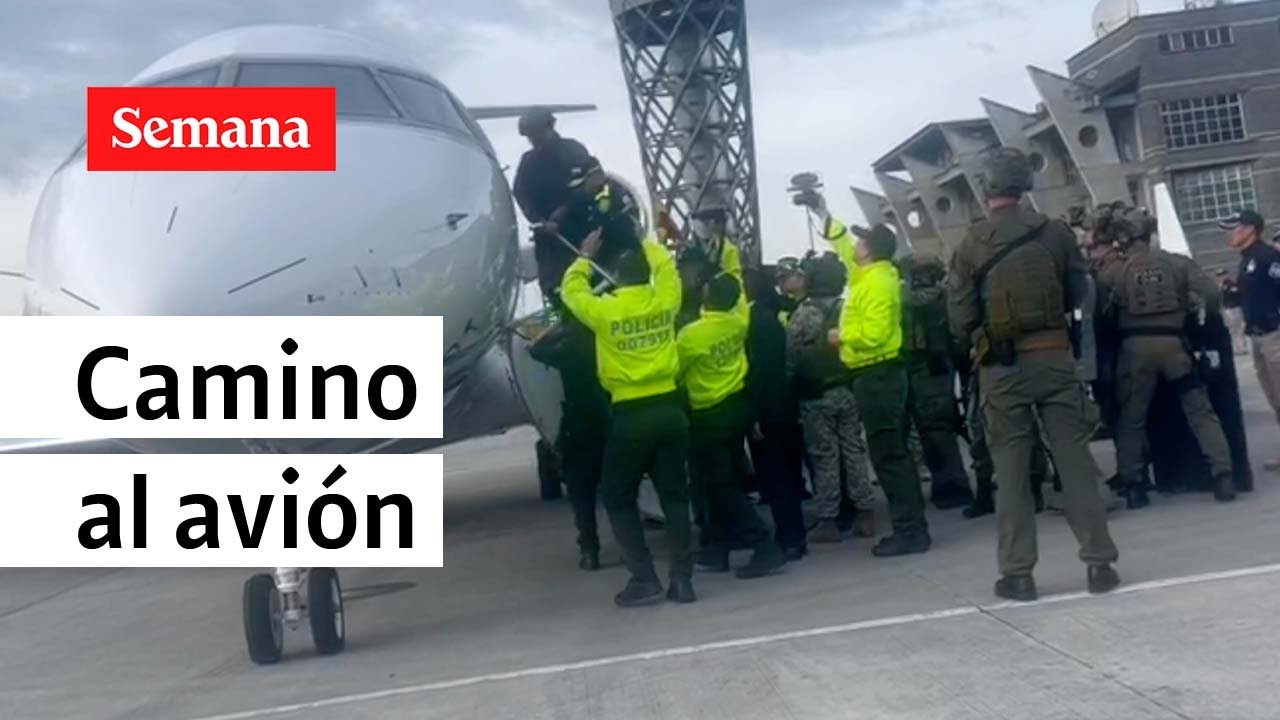 Exclusivo: así fue montado Otoniel al avión de la DEA | Videos Semana