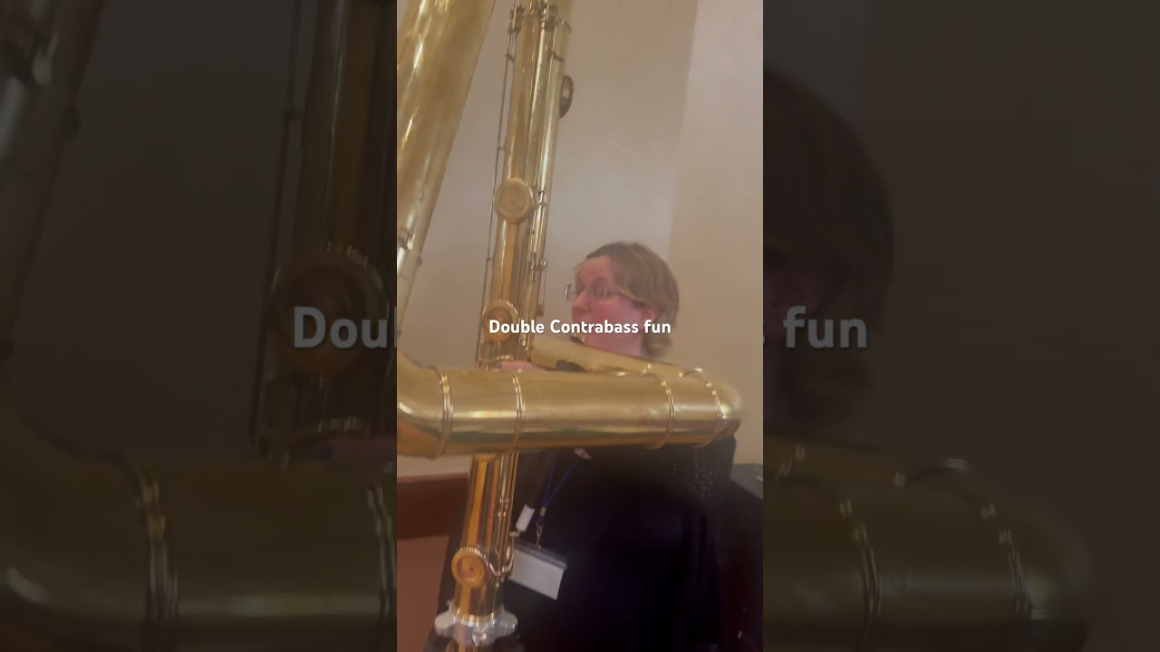 Double contrabass flute fun 🤩 Eva Kingma and the International Low Flute Festival
