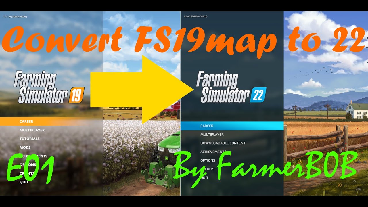 Convert FS19 map to FS22, Episode 01