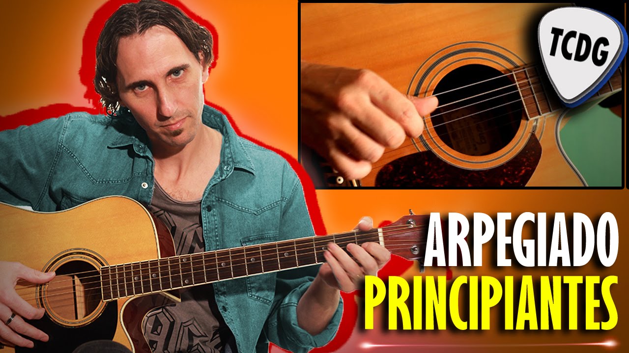 Aprende como tocar guitarra acústica desde cero! Arpegio con dedos para principiantes /Tutorial TCDG