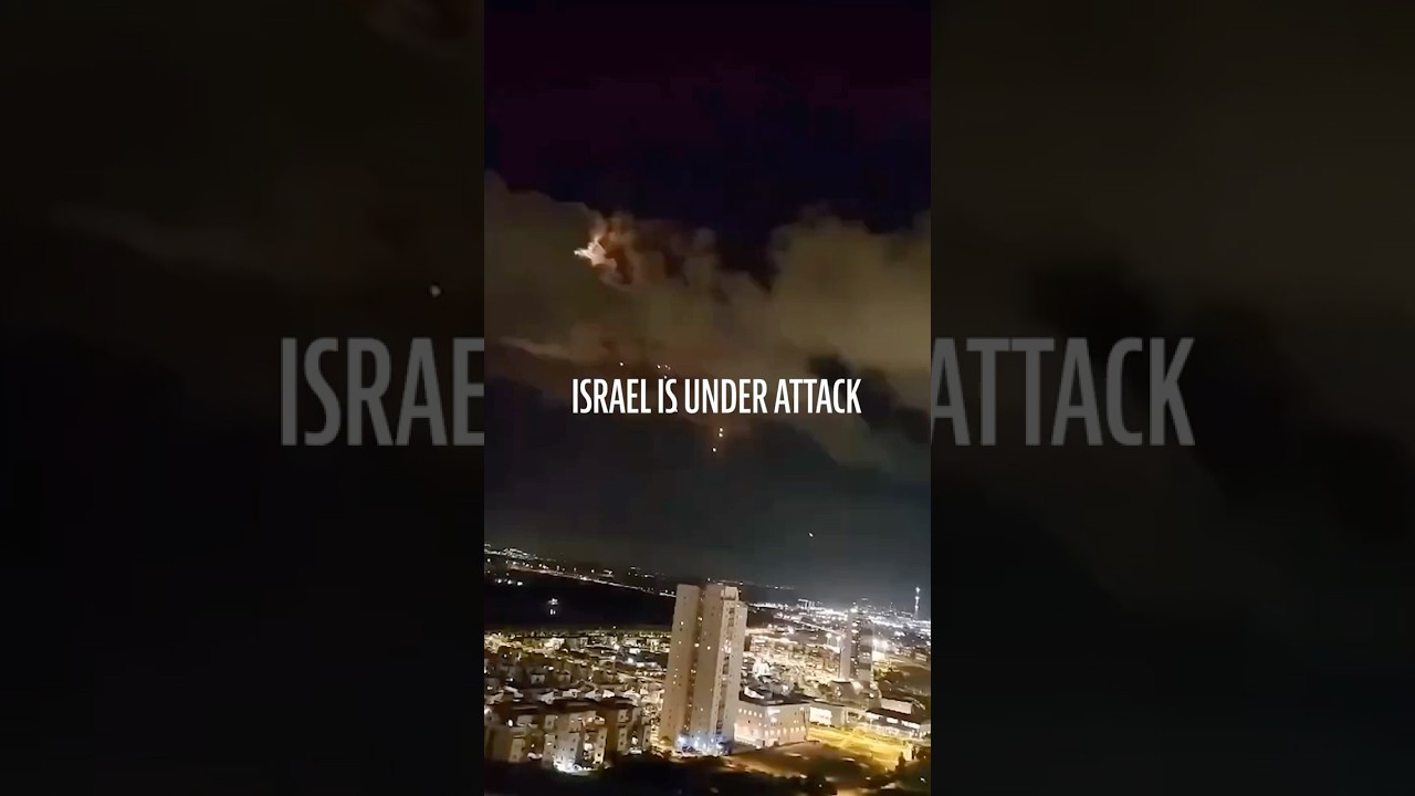 Iran Fires Missiles at Israel | RAW Footage