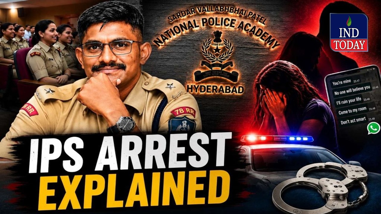 Trainee IPS Uday Arrested | Sexual Harassment Case | Hyderabad Trainee IPS